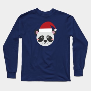 Cute Animal Cute Panda Bear Christmas Outfit Costumes Gift Long Sleeve T-Shirt